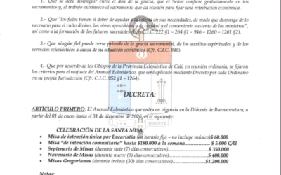 DECRETO 381 ARANCEL 2026