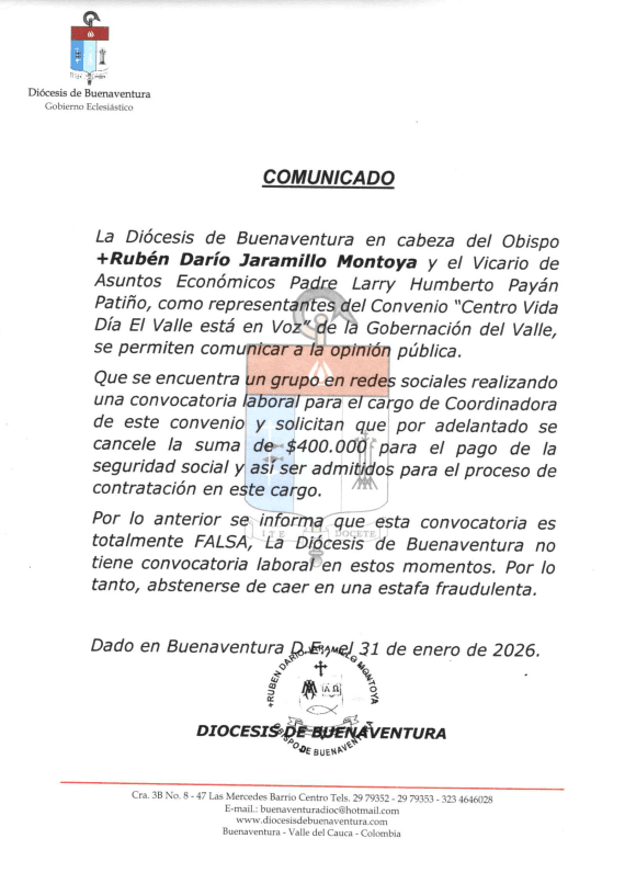 COMUNICADO ENERO-31-2026