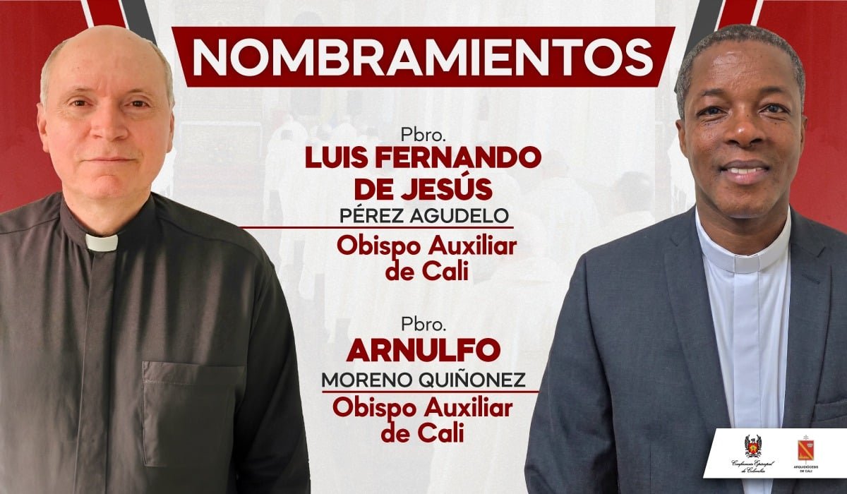 Nombramiento nuevos obispos auxiliares Arquidiócesis de Cali 2026