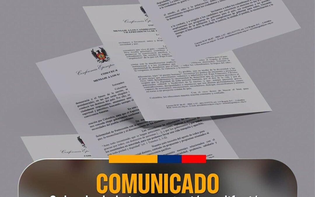 Precisiones sobre la interpretación y difusión de los mensajes de la Conferencia Episcopal en el contexto electoral
