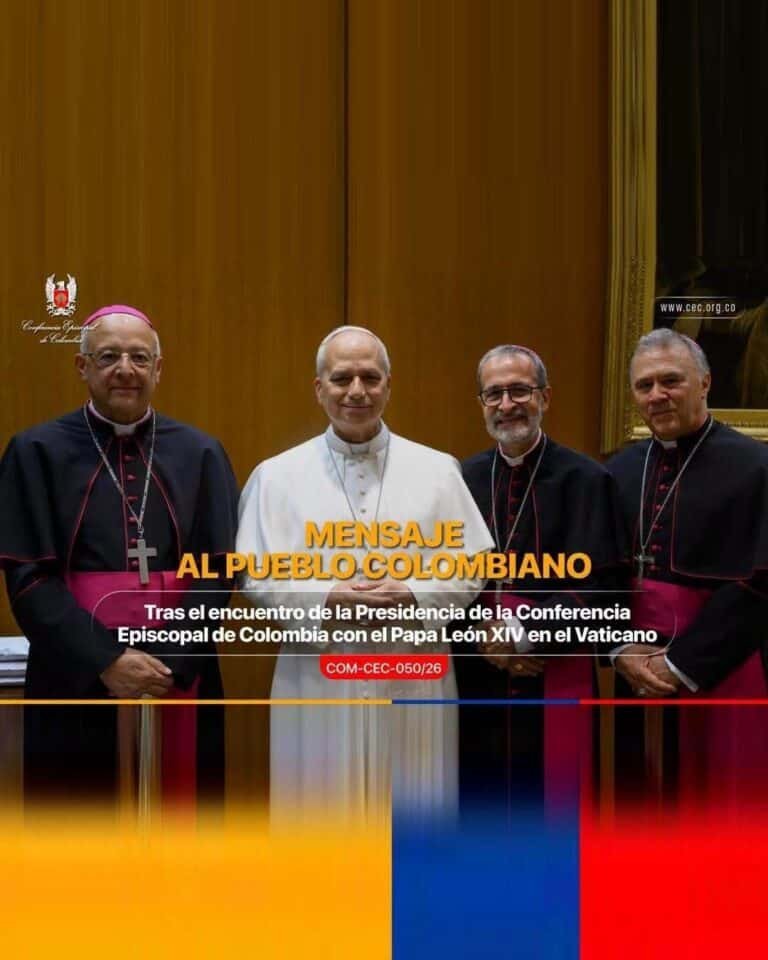 Mensaje al Pueblo Colombiano — Tras el encuentro de la Presidencia de la Conferencia Episcopal de Colombia con el Papa León XIV en el Vaticano