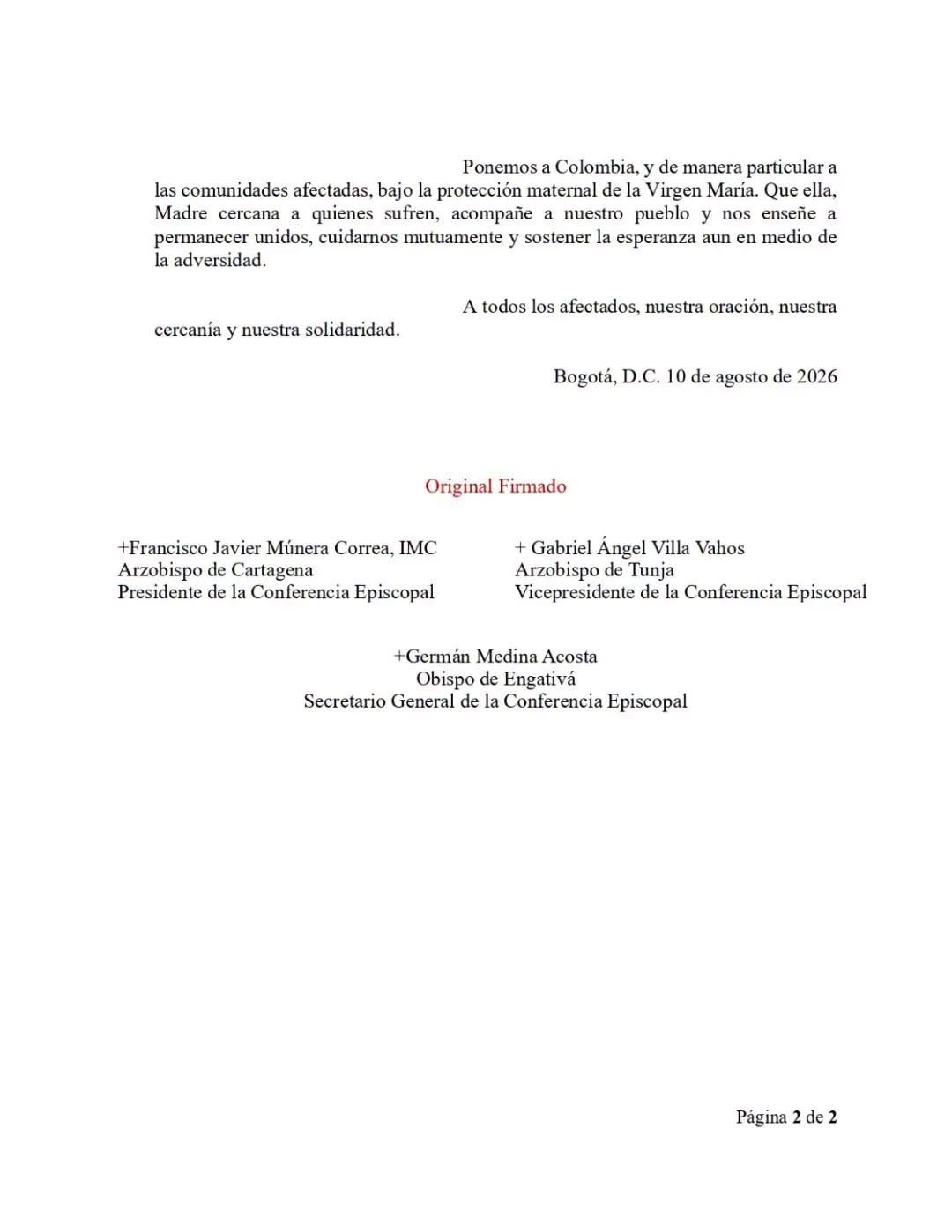 Comunicado CEC Terremoto 2