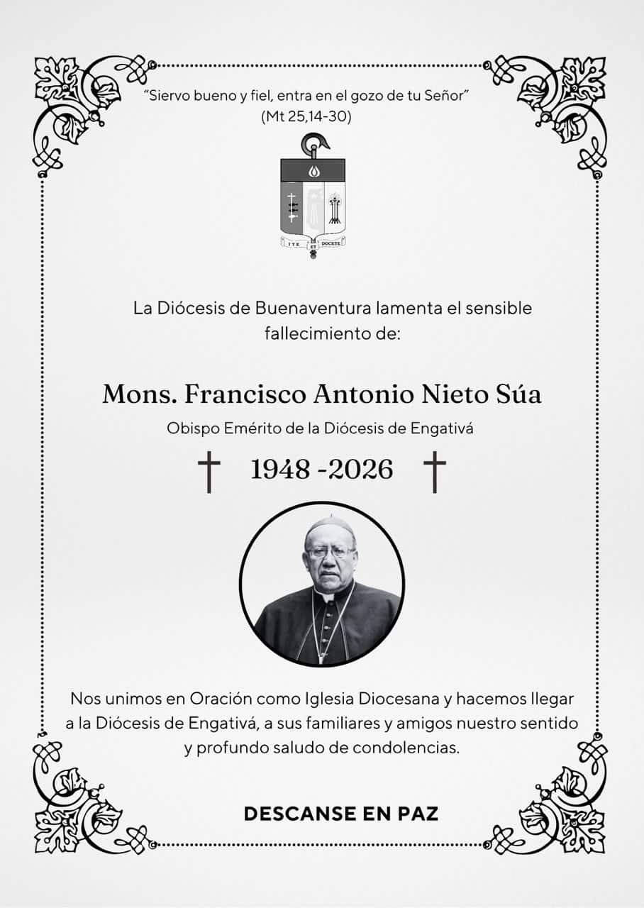Q.E.P.D. Mons. Francisco Antonio Nieto Súa