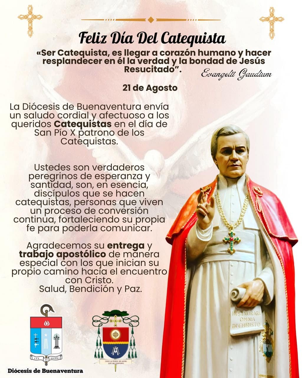 San Pío X, patrono de los Catequistas — 21 de agosto de 2026