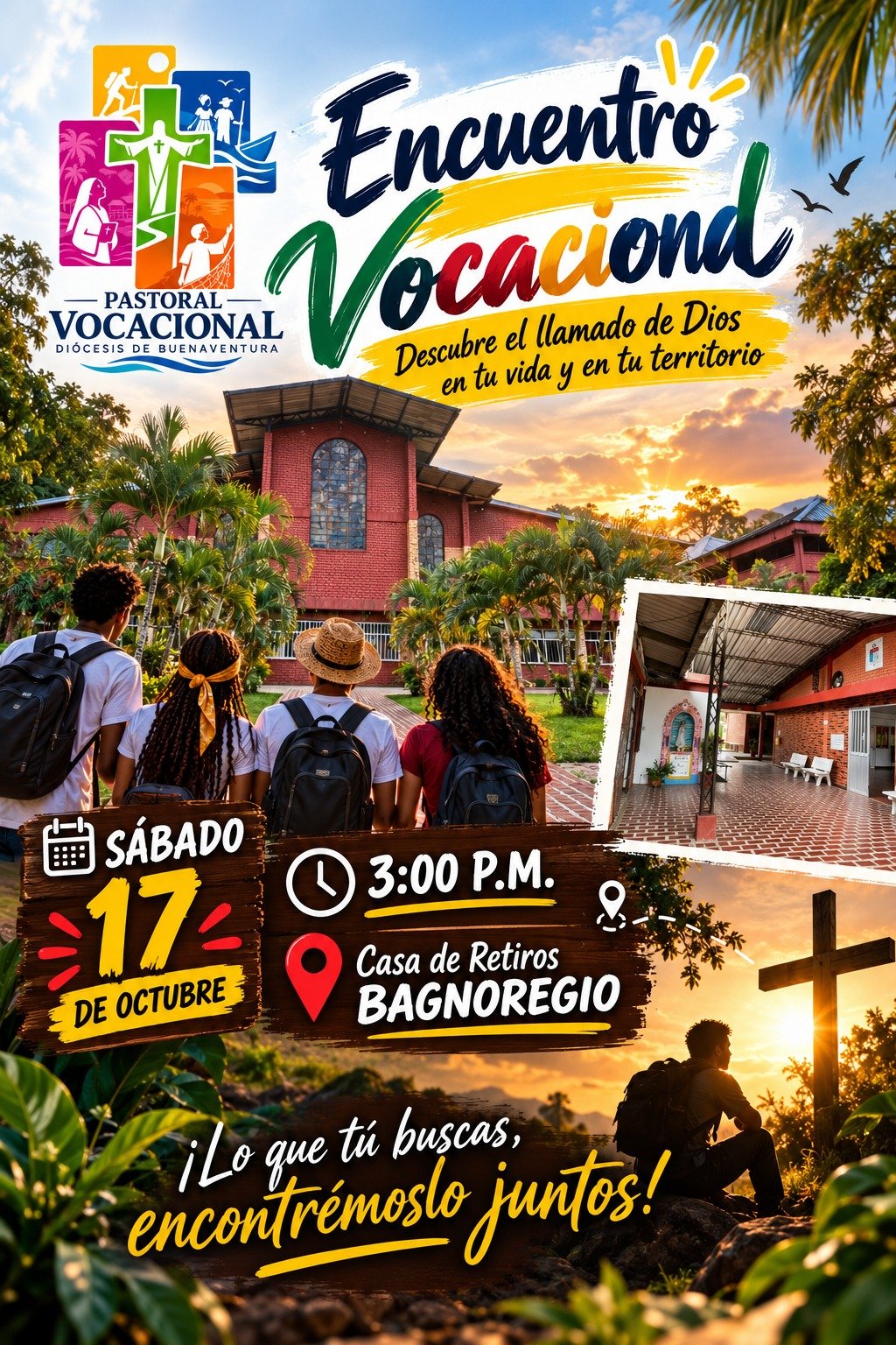 Encuentro vocacional, sábado 17 de octubre, 3:00 p.m., Casa de Retiros Bagnoregio